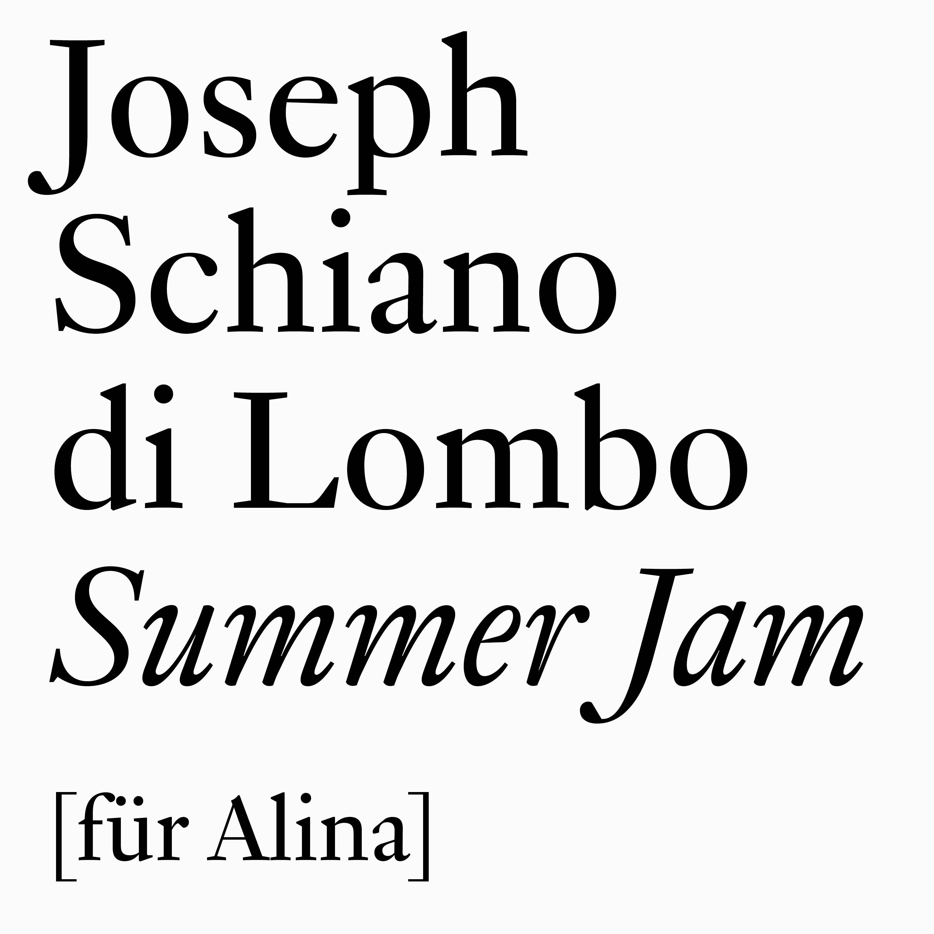 Summer Jam (für Alina)